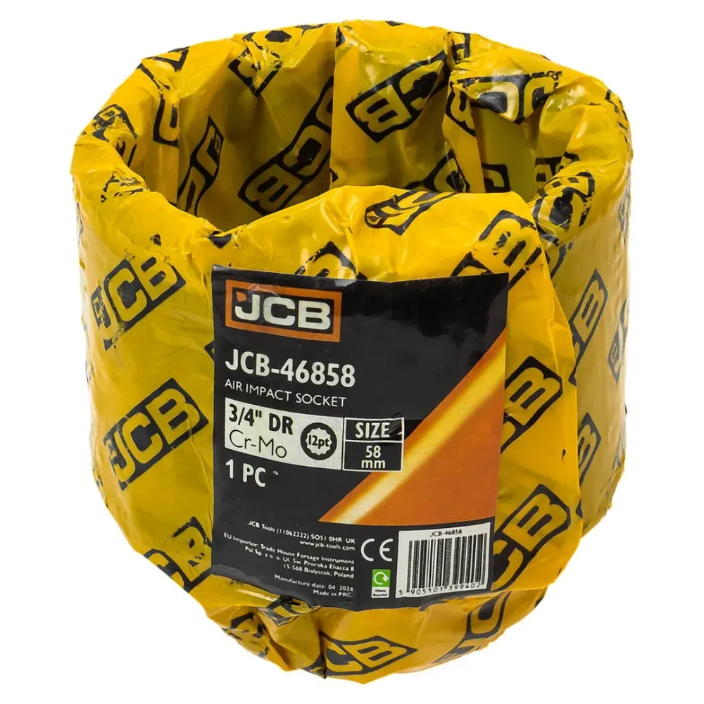 Головка ударная 3/4'', 58мм (12гр.) JCB JCB-46858