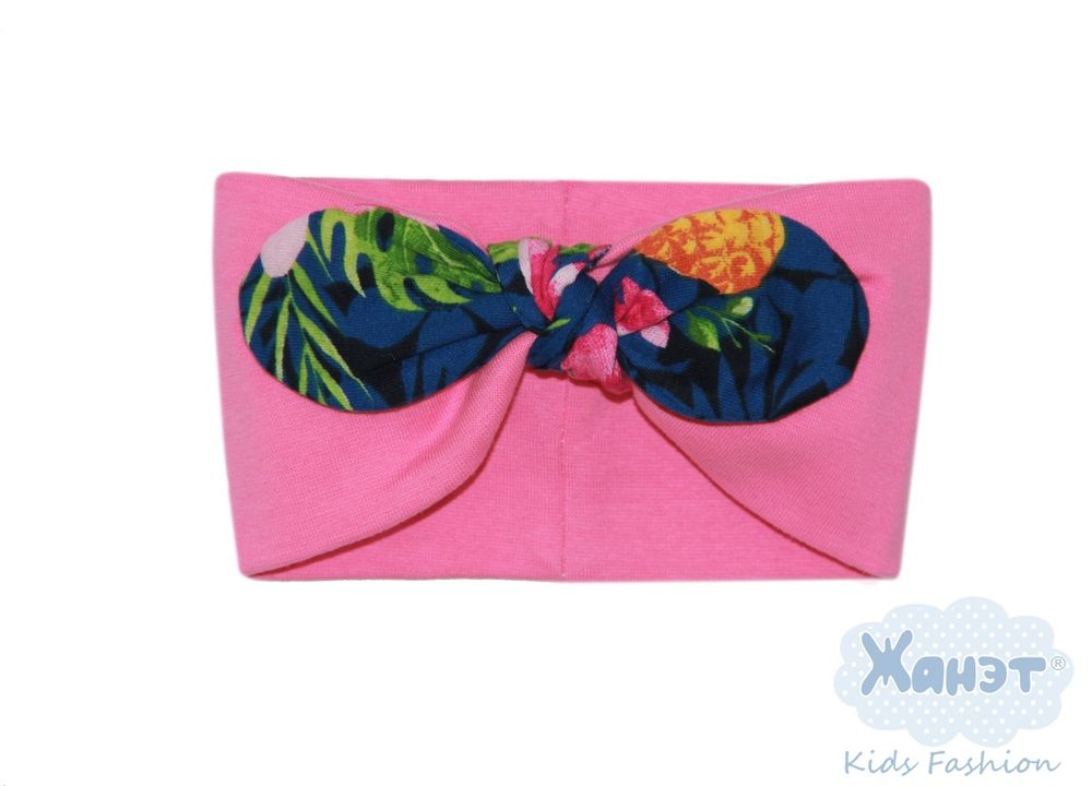 Повязка "Солоха" на голову "Тропический сад"