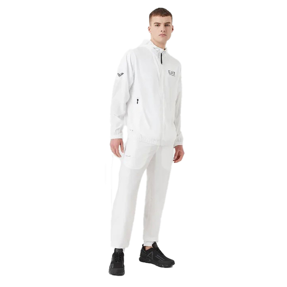 Мужские теннисные Костюмы EA7 Tracksuit Men - White