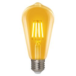 LED-ST64-5W-GOLDEN-E27 GLV22GO Лампа светодиодная Vintage. Форма конус. золотистая колба. Картон. ТМ Uniel