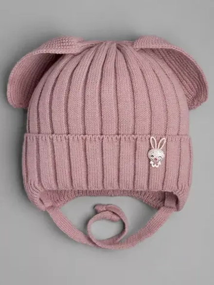 Шапка зимняя с ушками на завязках