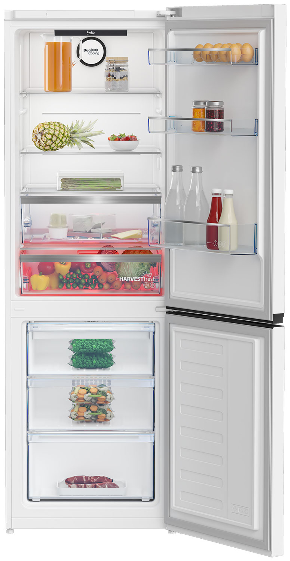 Двухкамерный холодильник Beko B5RCNK366HDW, белый