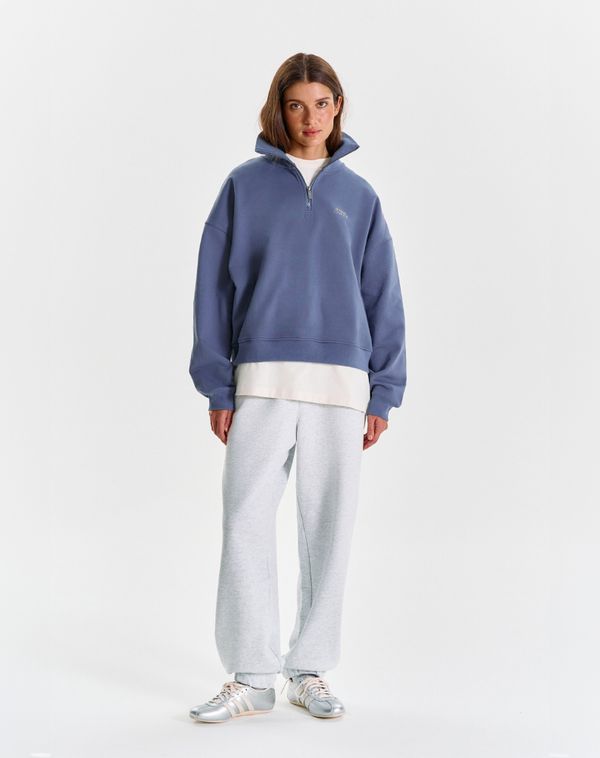 Толстовка Half-zip Logo de base 04 Navy - фото 3