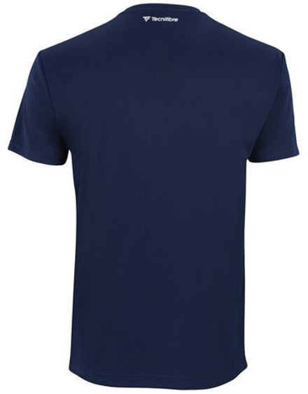 Детская теннисная футболка Tecnifibre Team Tech Tee - marine