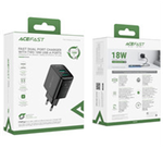 A33 QC18W (USB-A+USB-A) dual port charger (EU)