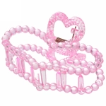 Заколка-краб для волос на блистере «Cruella- Сердце», микс 6 цветов, 9,5 см