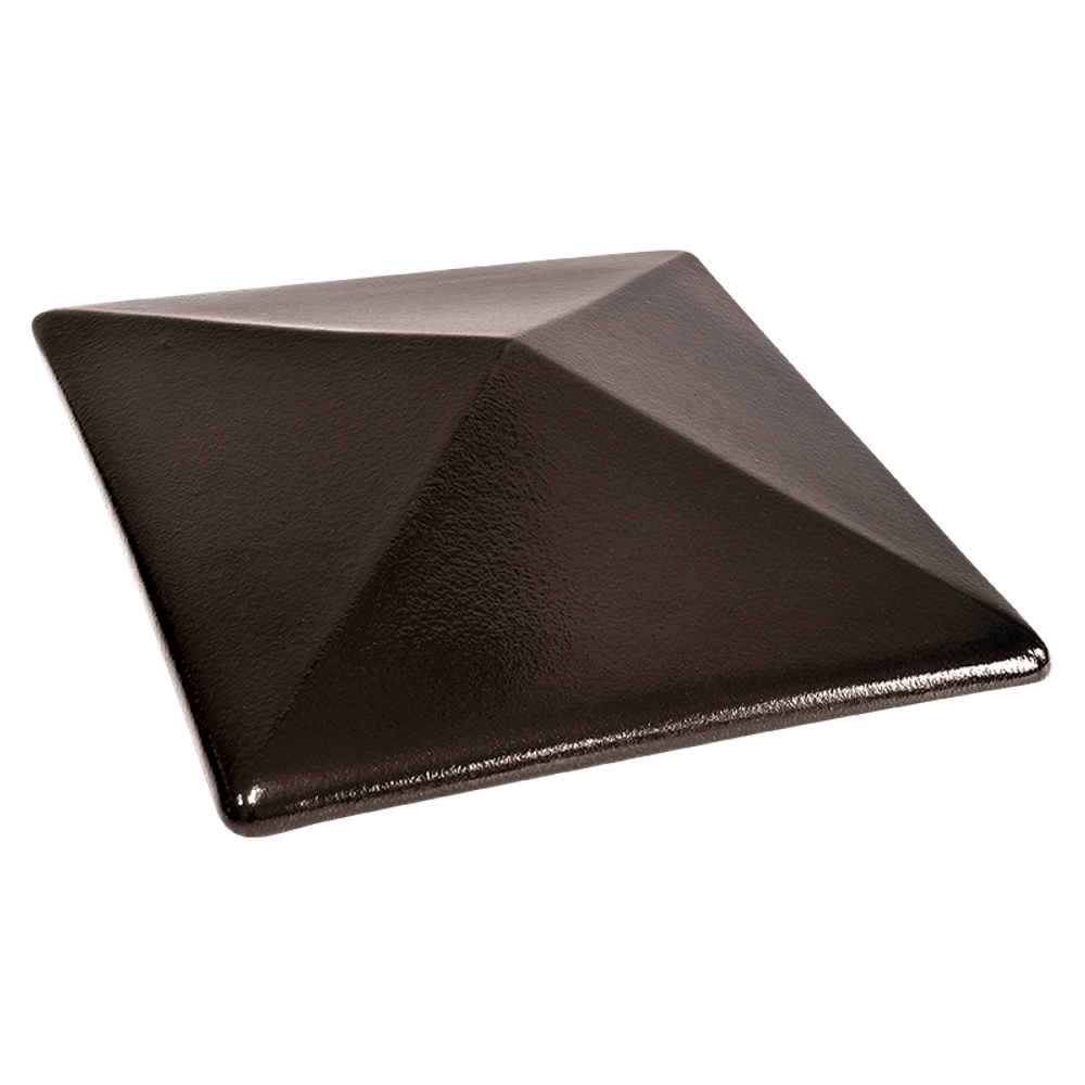 Колпак на столб забора King Klinker, Ониксовый черный (17) Onyx black, 310x310x80