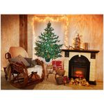 Ель декоративная Bondibon "Самая компактная Елка "Укрась своими руками!", 120*160см