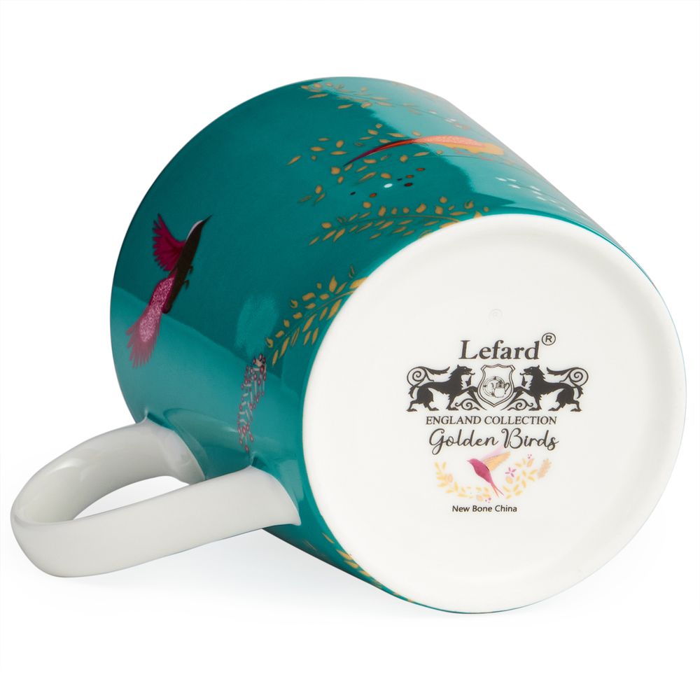 НАБОР КРУЖЕК LEFARD "GOLDEN BIRDS" 4 ШТ. 380 МЛ (КОР=6НАБ.)
