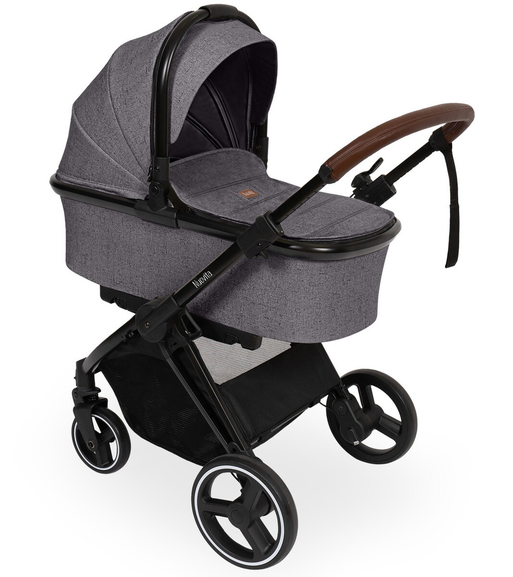 Детская коляска Nuovita Edel 3 в 1 Grigio/Серый