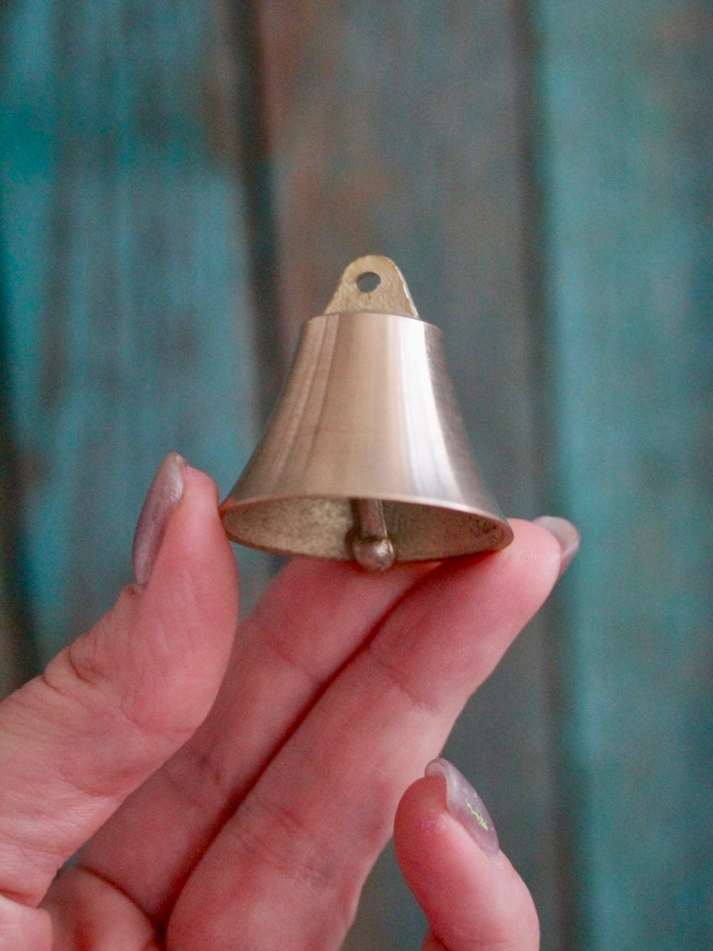 Колокольчик средний латунь 4х4 см (набор 3 шт)