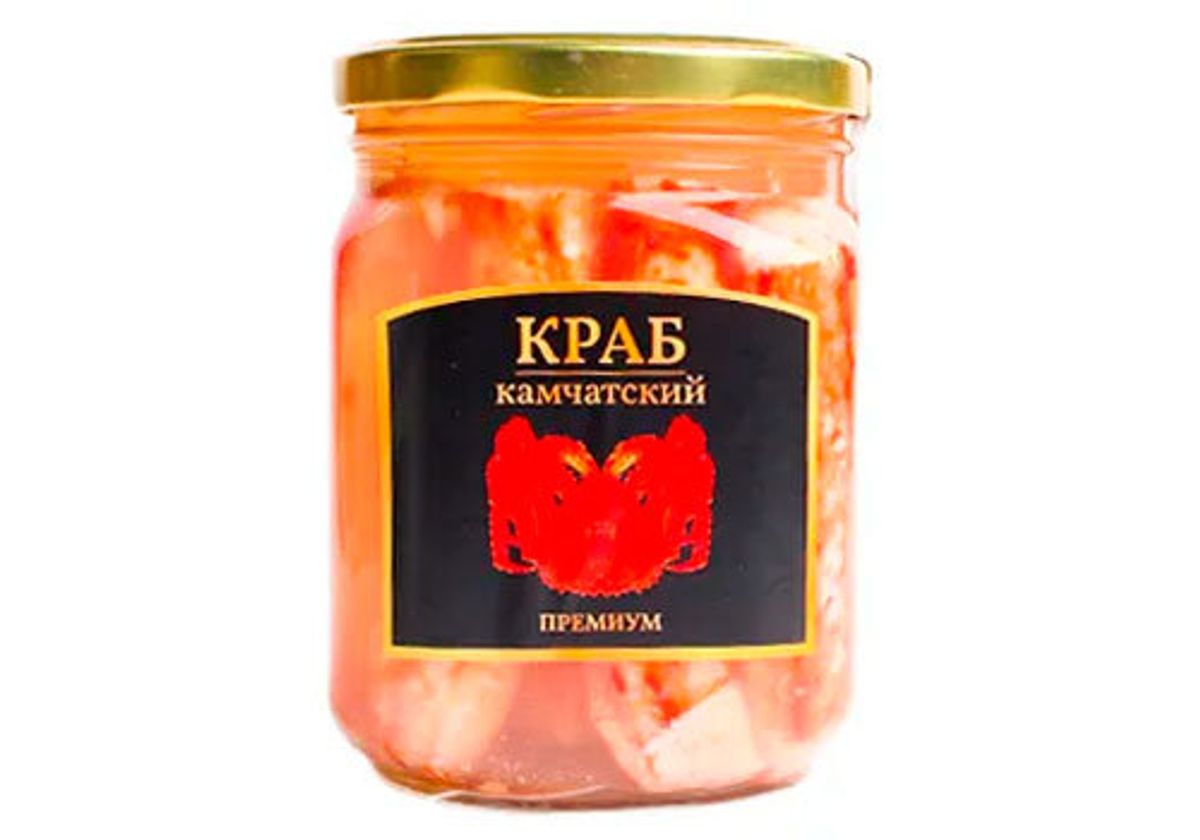 Фаланги краба Камчатского в собственном соку, 550г