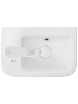 Раковина подвесная WeltWasser WW  AISBACH 10100 L 375х245х135