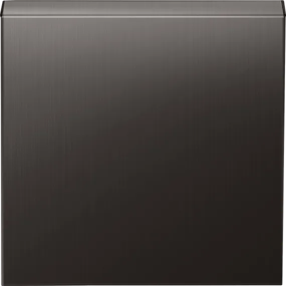 Donel R98 METAL никель накладка для розетки Schuko с с крышкой, 16A 250 В~, серия DA