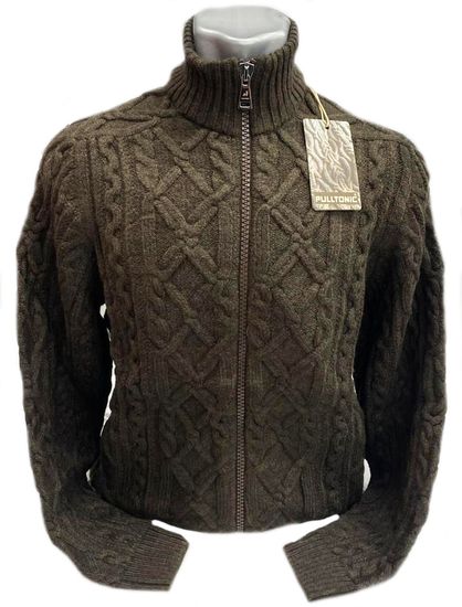 Большой размер. Pulltonic "БЕРЕСТА" в шоколадном На разъемном замке