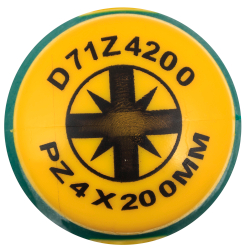 D71Z4200 Отвертка стержневая POZIDRIV® ANTI-SLIP GRIP, PZ4x200