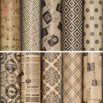 Бумага упаковочная "Kraft Unlimited", 70x100 см, 10 дизайнов ассорти, ЗОЛОТАЯ СКАЗКА, 591913, 1шт