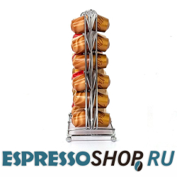 Подставка для хранения капсул, черная, 36 капсул