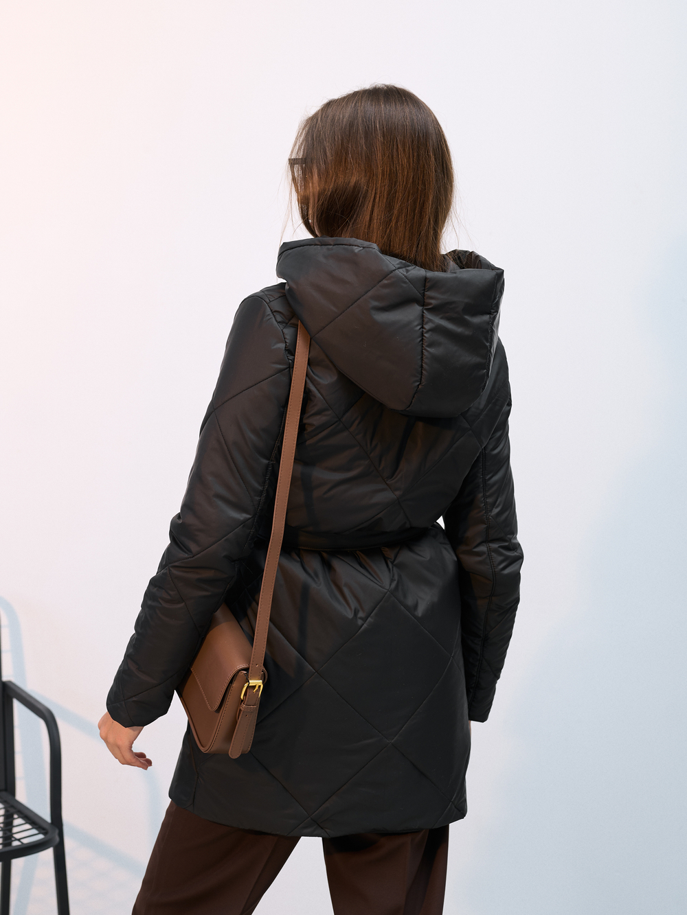 Полупальто демисезонное "2026" черный