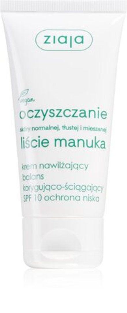Ziaja Liście Manuka - корректирующий и вяжущий баланс увлажняющий крем /   50  ml  / GTIN 5901887029137