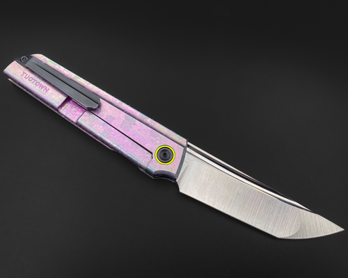 Складной нож Common M390 CrystalTi pink