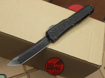 Нож Microtech Makora T/E -черная рукоять , темный клинок
