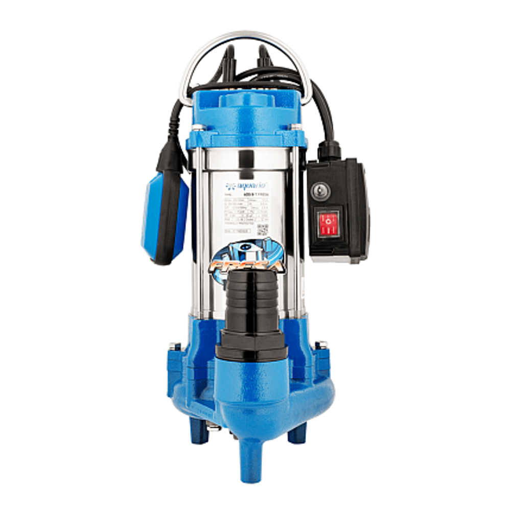 Насос фекальный Aquario ADS 8-15 FRESA ( нап.19м. пр.350л/мин.) с режущим механизмом