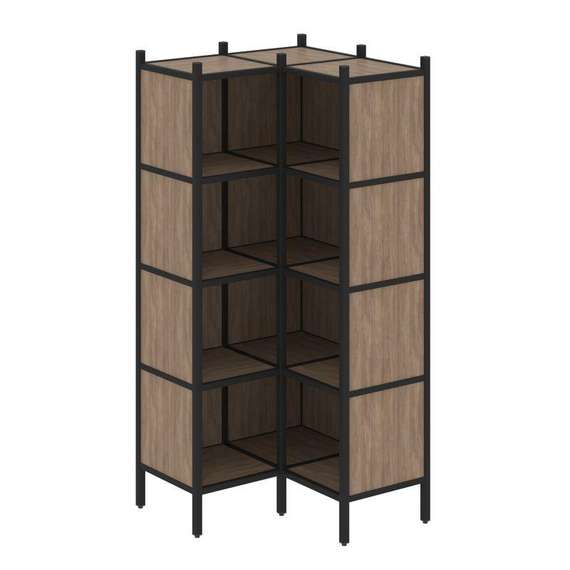 Лофт Угловой внутренний стеллаж VR.L-31  862*862*1869