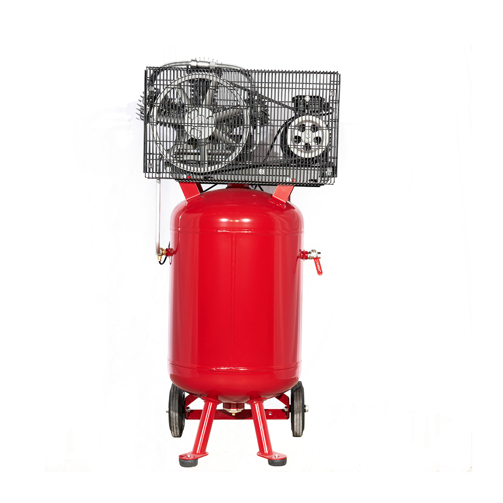 Компрессор ROSSVIK СБ4/С-100.LB40В, 580 л/мин, 10 бар, вертикальный 100 л, 380 В/3 кВт, красный