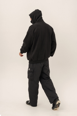 Худи KUL'TURA "HALF ZIP FLEECE 450 GR" Черный