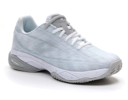 Женские Кроссовки теннисные Lotto Mirage 300 Clay - all white/silver metal 2