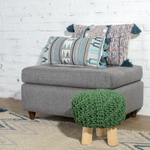 Подушка декоративная с помпонами и кисточками ethnic, 40х60 см