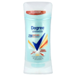Degree, Advanced, 72H Body Heat Activated ™, дезодорант-антиперспирант, контроль стресса, 74 г (2,6 унции)