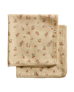 Zara Home столовая салфетка из хлопка, цветочный мотив, 45 45 см (комплект 2 шт.) · 4278/022