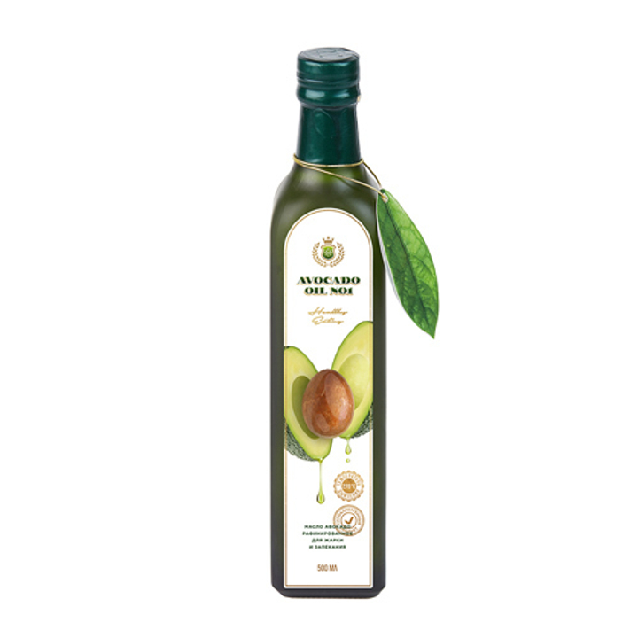 Масло Авокадо гипоаллергенное (для жарки и запекания) Avocado oil №1 500 мл