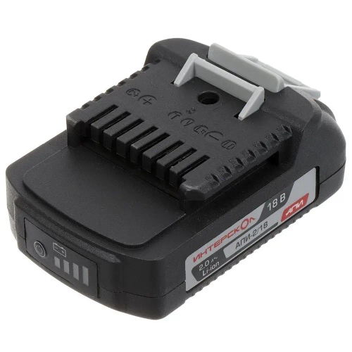 Батарея ИНТЕРСКОЛ АПИ-2/18И, 18В, 2А/ч, li-lon с инд. (2400.120)