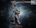 Adepta Sororitas Imagifier Красная сестра знаменосец миниатюра для dnd, днд, pathfinder, фентези, Настольная игра, НРИ, Варгейм, РПГ
