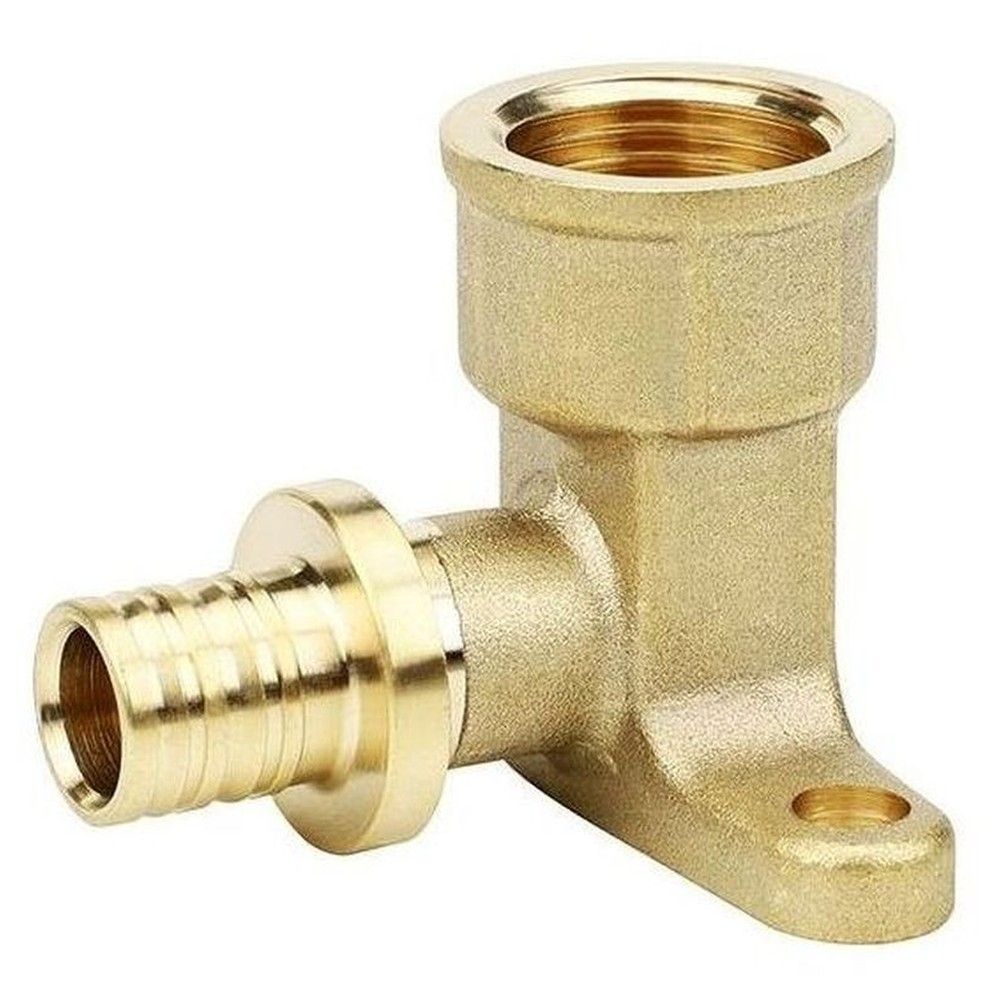 Угол VARMEGA Slide-fit настенный (водороз.) ВР, 20x1/2", Н-50мм, с креп., акс., латунь, VM51612