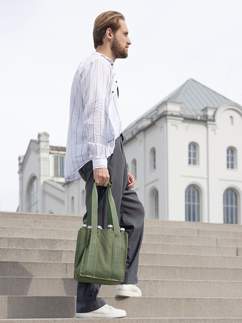 Сумка для бутылок Smart Picnic, темно-зеленая