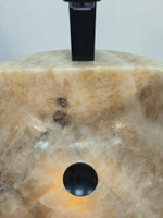 Раковина напольная из оникса Sunset ON-61348 (40*40*90)