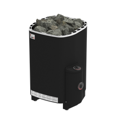 SAWO Электрическая печь Savonia напольная, с пультом, 9,0 кВт, нерж. сталь, фибропокрытие, черная, артикул SAV-90NB-P-F