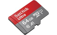 Карта памяти SanDisk Ultra microSDXC 64GB UHS-I U1 V10 A1, R 140 МБ/с