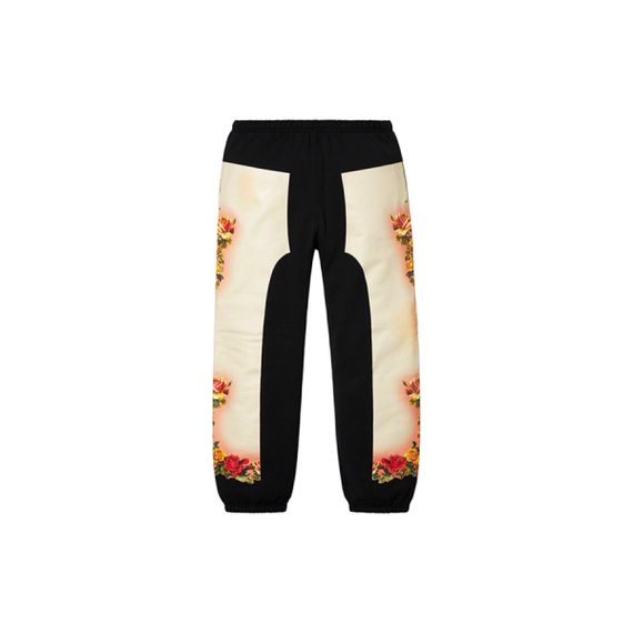 Supreme SS19 x Jean Paul Gaultier Floral Print Sweatpant Cardinal