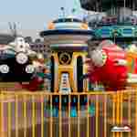 Электрическая Аттракцион карусель «Космодром», 3,5×3,5×2,6 м