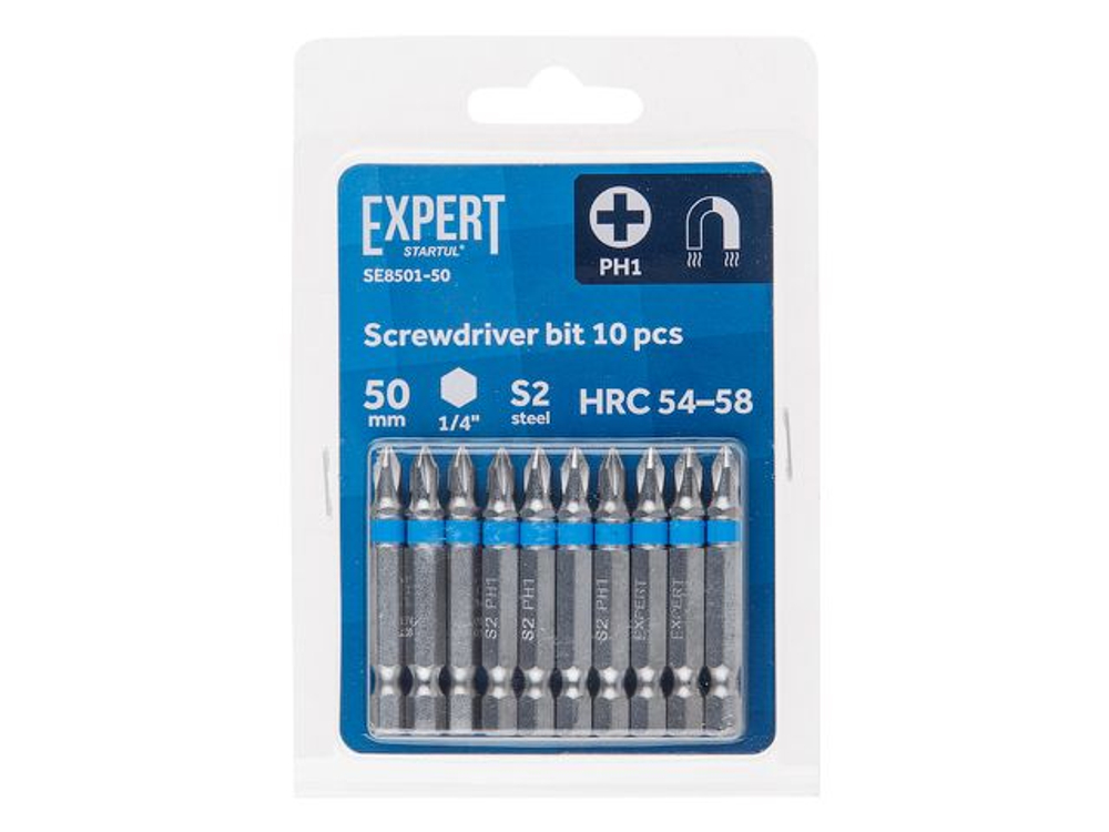 Насадка крестообразная PH1 50мм 10шт EXPERT STARTUL (SE8501-50)