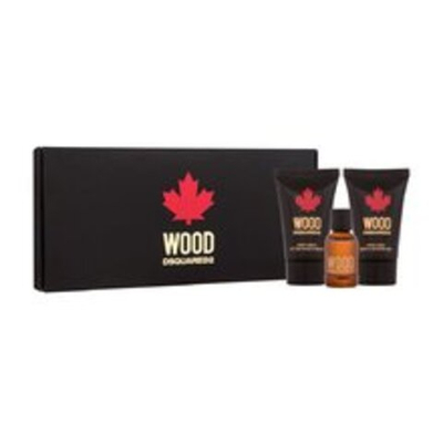 Dsquared2 Wood pour Home Mini set EDT 5 ml, shower gel 25 ml and aftershave balm 25 ml 5ml
