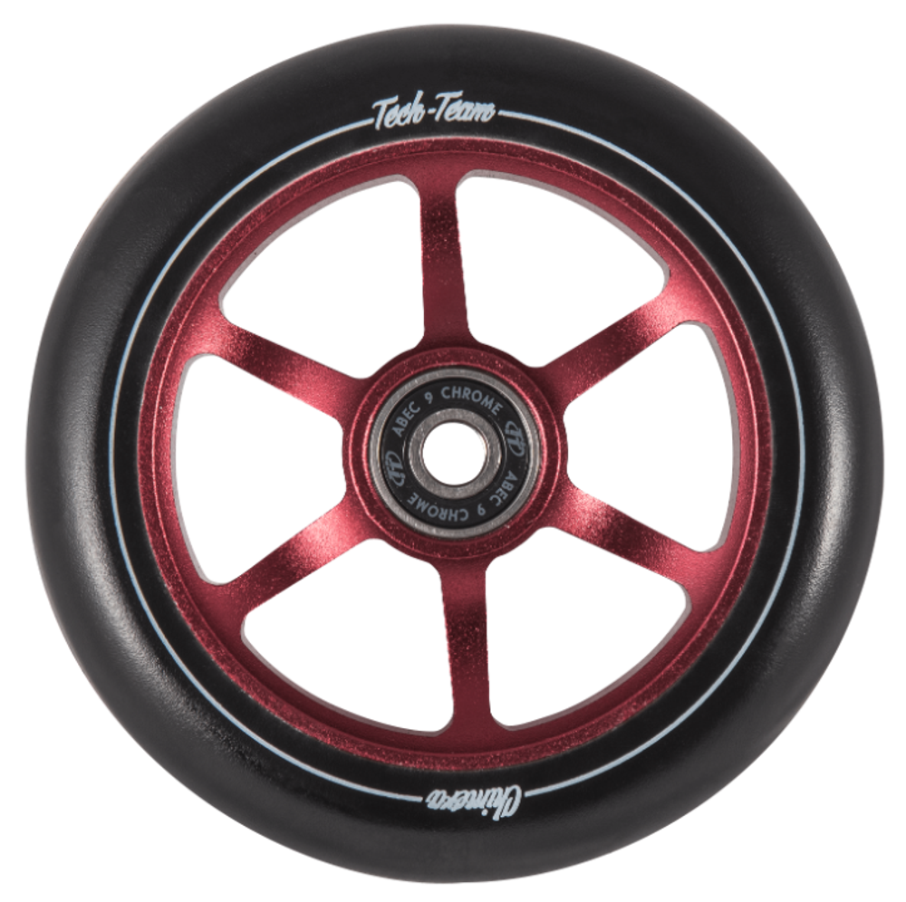 Колесо для самоката X-Treme 110 мм. Форма 6ST (CHIMERA), red