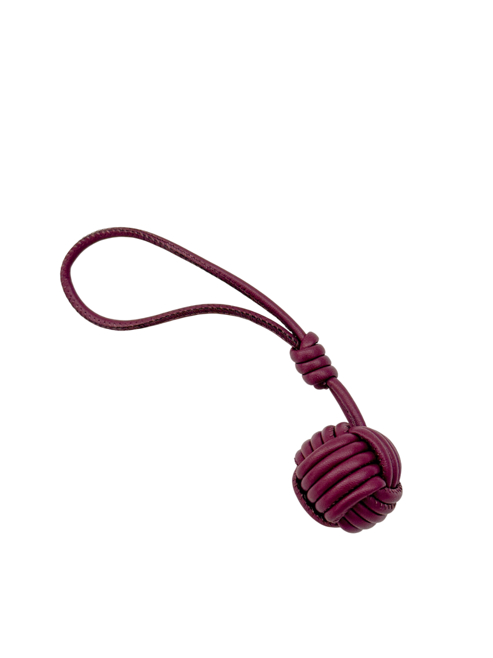 Брелок BALL цвета баклажан