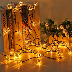 Гирлянда Золотые шары