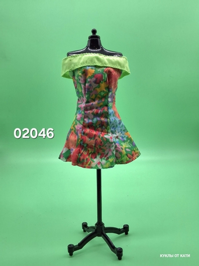 Одежда для куклы Барби винтаж платье 02046